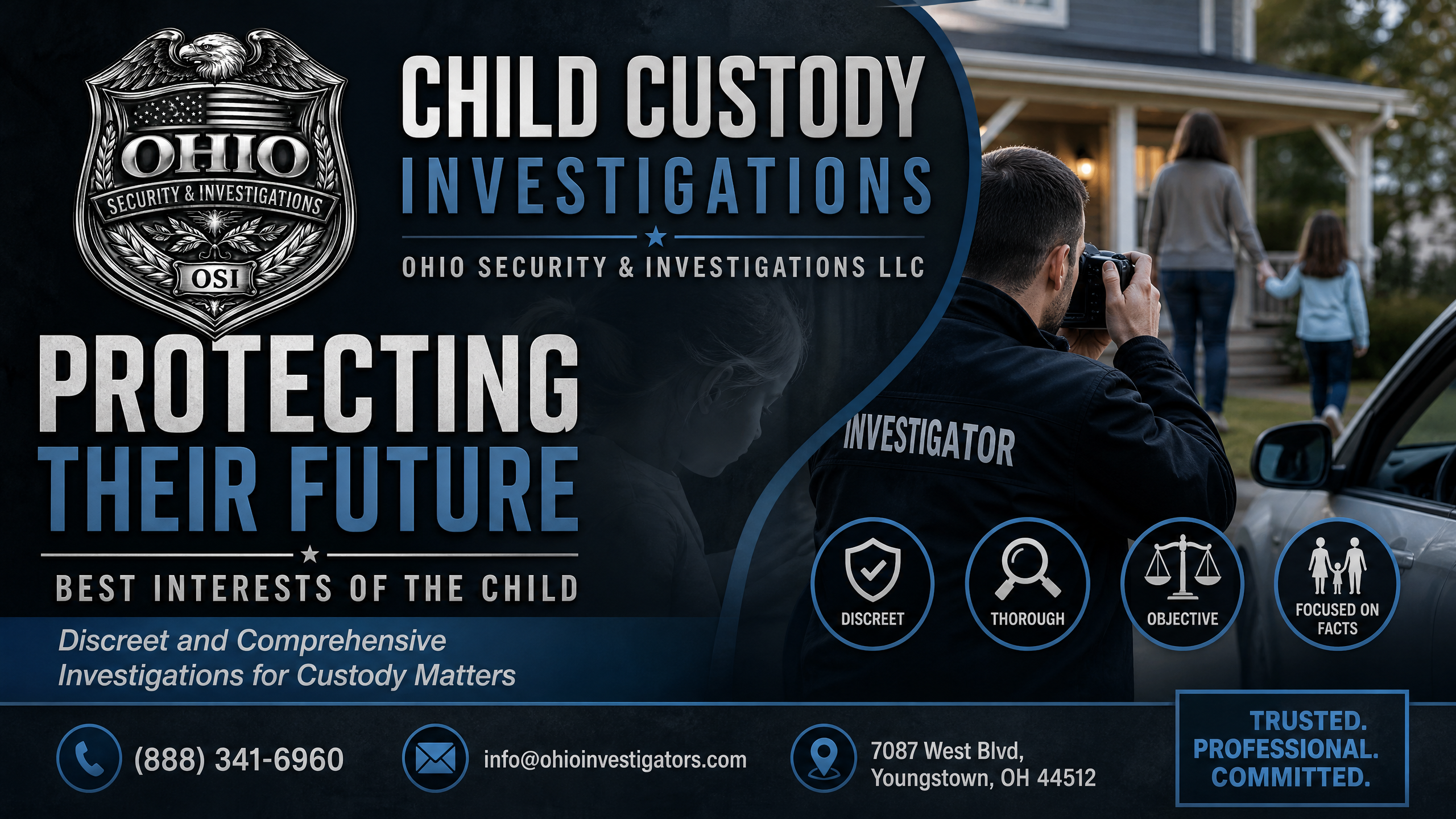 Child custody investigation documentation showing parental conduct, child safety conditions, and evidence used in Ohio domestic relations cases across major cities including Cleveland, Columbus, Cincinnati, Toledo, Dayton, Akron, Youngstown, and Canton.